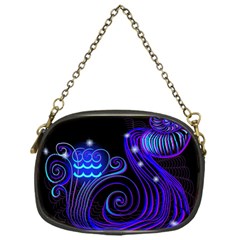 Sign Aquarius Zodiac Chain Purses (one Side) 