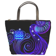 Sign Aquarius Zodiac Bucket Bags by Mariart