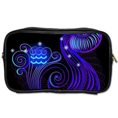 Sign Aquarius Zodiac Toiletries Bags by Mariart