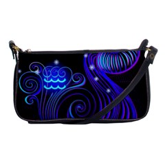 Sign Aquarius Zodiac Shoulder Clutch Bags by Mariart