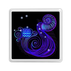 Sign Aquarius Zodiac Memory Card Reader (square)  by Mariart