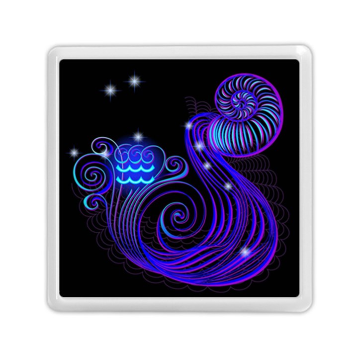 Sign Aquarius Zodiac Memory Card Reader (Square) 