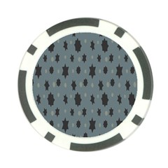 Star Space Black Grey Blue Sky Poker Chip Card Guard