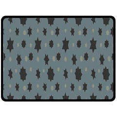 Star Space Black Grey Blue Sky Fleece Blanket (large)  by Mariart