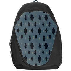 Star Space Black Grey Blue Sky Backpack Bag by Mariart