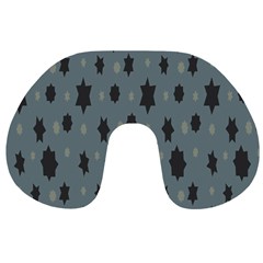 Star Space Black Grey Blue Sky Travel Neck Pillows by Mariart