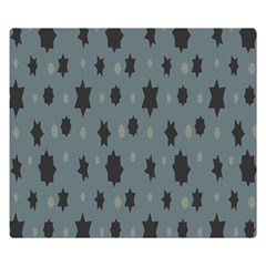 Star Space Black Grey Blue Sky Double Sided Flano Blanket (small)  by Mariart