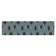 Star Space Black Grey Blue Sky Satin Scarf (oblong) by Mariart