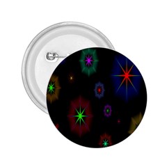 Star Space Galaxy Rainboiw Circle Wave Chevron 2 25  Buttons by Mariart