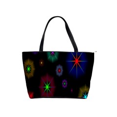 Star Space Galaxy Rainboiw Circle Wave Chevron Shoulder Handbags by Mariart