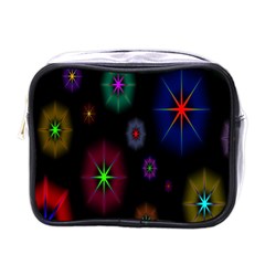 Star Space Galaxy Rainboiw Circle Wave Chevron Mini Toiletries Bags by Mariart