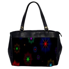 Star Space Galaxy Rainboiw Circle Wave Chevron Office Handbags by Mariart