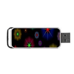 Star Space Galaxy Rainboiw Circle Wave Chevron Portable Usb Flash (two Sides) by Mariart