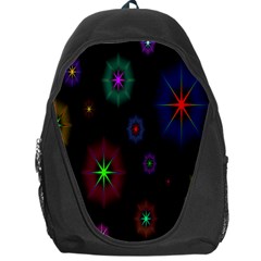 Star Space Galaxy Rainboiw Circle Wave Chevron Backpack Bag by Mariart