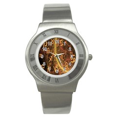 Romance Zodiac Star Space Stainless Steel Watch by Mariart