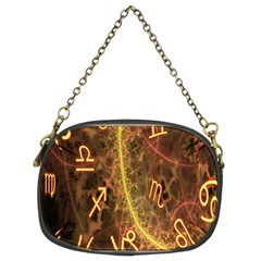 Romance Zodiac Star Space Chain Purses (two Sides) 