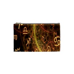 Romance Zodiac Star Space Cosmetic Bag (small)  by Mariart