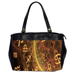 Romance Zodiac Star Space Office Handbags (2 Sides) 