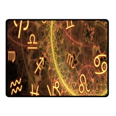 Romance Zodiac Star Space Double Sided Fleece Blanket (small)  by Mariart