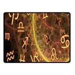 Romance Zodiac Star Space Double Sided Fleece Blanket (Small)  45 x34  Blanket Back