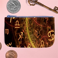 Romance Zodiac Star Space Large Coin Purse