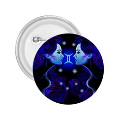 Sign Gemini Zodiac 2 25  Buttons by Mariart