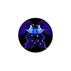 Sign Gemini Zodiac Golf Ball Marker by Mariart