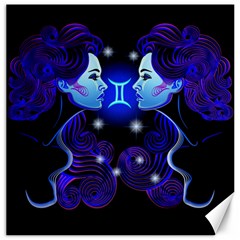 Sign Gemini Zodiac Canvas 20  X 20  