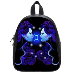 Sign Gemini Zodiac School Bags (small)  by Mariart