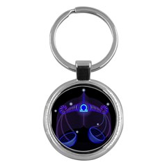 Sign Libra Zodiac Key Chains (round)  by Mariart