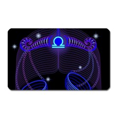 Sign Libra Zodiac Magnet (Rectangular)