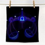 Sign Libra Zodiac Face Towel Front