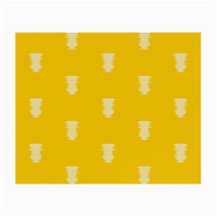 Waveform Disco Wahlin Retina White Yellow Vertical Small Glasses Cloth (2-side) by Mariart