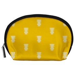 Waveform Disco Wahlin Retina White Yellow Vertical Accessory Pouches (large)  by Mariart