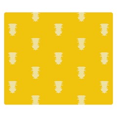 Waveform Disco Wahlin Retina White Yellow Vertical Double Sided Flano Blanket (small)  by Mariart