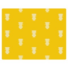 Waveform Disco Wahlin Retina White Yellow Vertical Double Sided Flano Blanket (medium)  by Mariart