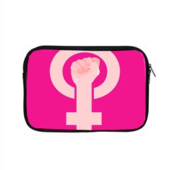 Women Safety Feminist Nail Strong Pink Circle Polka Apple Macbook Pro 15  Zipper Case by Mariart