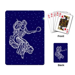 Virgo Zodiac Star Playing Card by Mariart