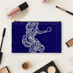 Virgo Zodiac Star Cosmetic Bag (medium)  by Mariart