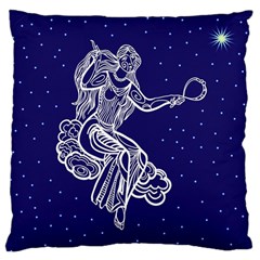 Virgo Zodiac Star Large Cushion Case (one Side) by Mariart