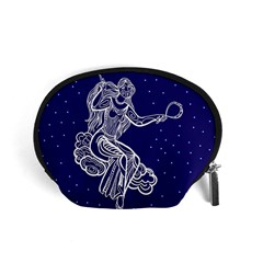 Virgo Zodiac Star Accessory Pouches (small)  by Mariart