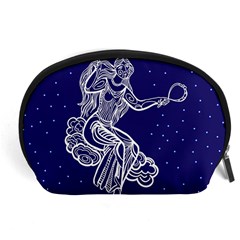 Virgo Zodiac Star Accessory Pouches (large)  by Mariart