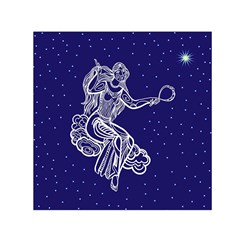 Virgo Zodiac Star Small Satin Scarf (square) by Mariart