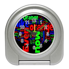 Writing Color Rainbow Travel Alarm Clocks