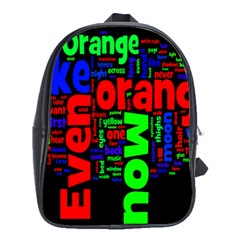 Writing Color Rainbow School Bags(large) 