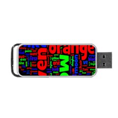 Writing Color Rainbow Portable Usb Flash (two Sides) by Mariart