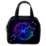 Sign Pisces Zodiac Classic Handbags (2 Sides) Back