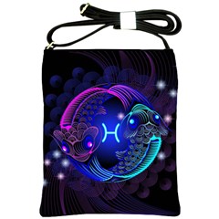 Sign Pisces Zodiac Shoulder Sling Bags by Mariart