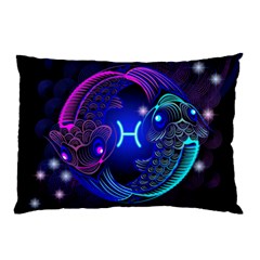 Sign Pisces Zodiac Pillow Case (two Sides) by Mariart