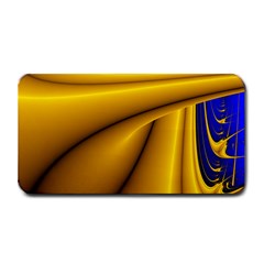 Waves Wave Chevron Gold Blue Paint Space Sky Medium Bar Mats by Mariart